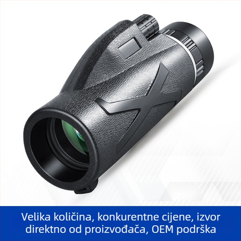 80x100 monokularni teleskop – za vanjsku upotrebu, velika snaga, visoka rezolucija, prilagodljiv