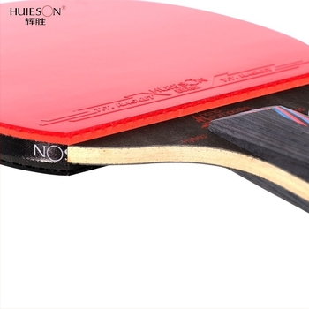 Raketa za stolni tenis Huisheng HuIESON — horizontalni udar, guma s obrnutim ljepilom, tiskano logo, privatna etiketa licencirana