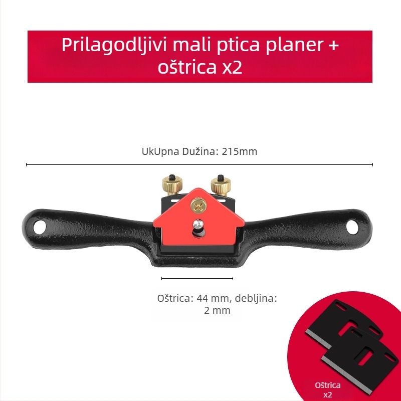 Ručni planer - planer za obradu drva s ručnim pogonom, alat za obradu drveta (Poreklo: Kontaktirajte službu za korisnike; Vrsta: Kontaktirajte službu za korisnike; Značka: Drugo)