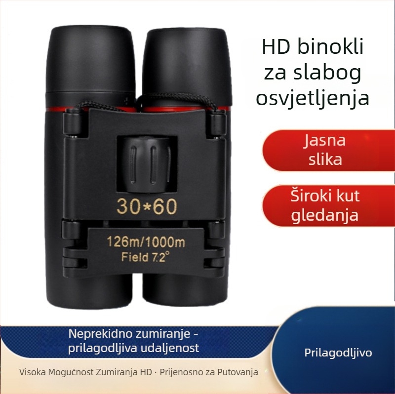 Dječji binokular XC-3060, 8x povećanje, široko vidno polje, mogućnost prilagodbe