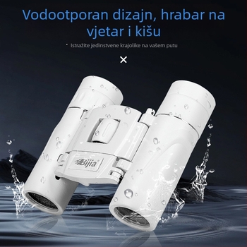 BIJIA 8x22 HD binokulari s noćnim vidom u slabom osvjetljenju za koncerte, promatranje na otvorenom i promatranje ptica