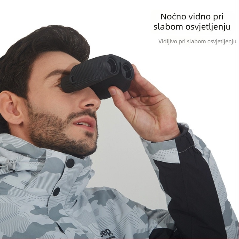 BIJIA 10×25H binokulari, prijenosni za promatranje ptica, HD kvaliteta, noćni vid pri slabom osvjetljenju