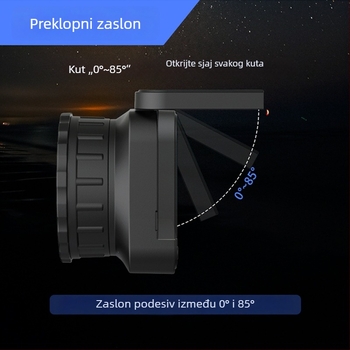 Helixin digitalni okular WiFi 2.4G za teleskope, kamera 64MP 4K s prilagodljivim zaslonom i noćnim vidom