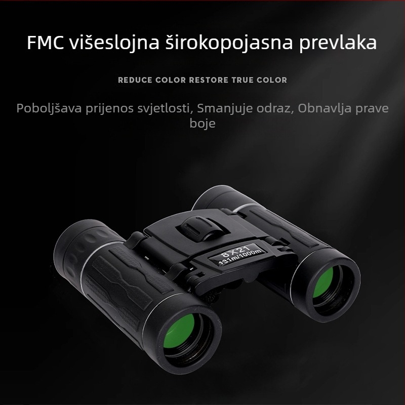 Binokulari 8x21, kompaktni i prijenosni, s podesivim fokusom, za koncerte i na otvorenom, model XC-821SJ
