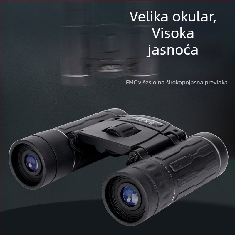 Binokulari 8x21, kompaktni i prijenosni, s podesivim fokusom, za koncerte i na otvorenom, model XC-821SJ