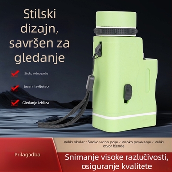10x30 monokularni teleskop za dnevnu i noćnu upotrebu, noćni vid pri slabom osvjetljenju, lasersko osvjetljenje