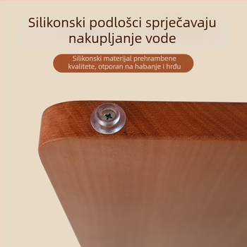 Daska za rezanje od palisandrovog drveta, masivna drvena daska, debela i izdržljiva kuhinjska daska za kućnu uporabu