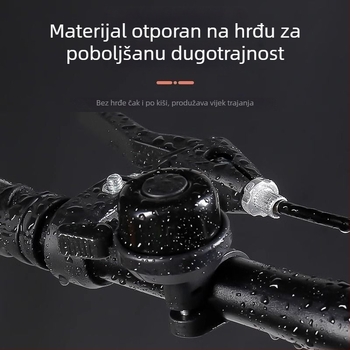Zvonac za bicikl, nehrđajući čelik, New Arrival, Univerzalna kompatibilnost, Visok volumen zvuka