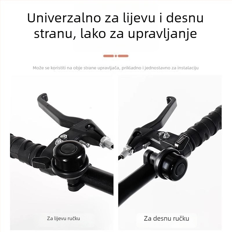 Zvonac za bicikl, nehrđajući čelik, New Arrival, Univerzalna kompatibilnost, Visok volumen zvuka