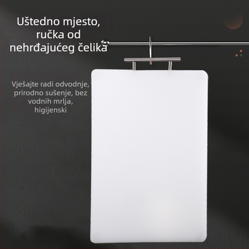 PE plastična daska za rezanje, kvadratna kuhinjska daska za restorane i hotele, višenamjenska praktična daska za rezanje