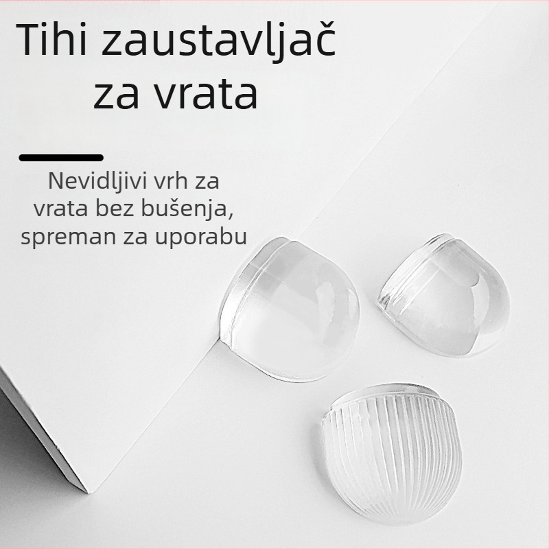 PU stopper za vrata s protivudarom jastučićem, postavljanje na pod, standardni tip, moderni minimalistički stil