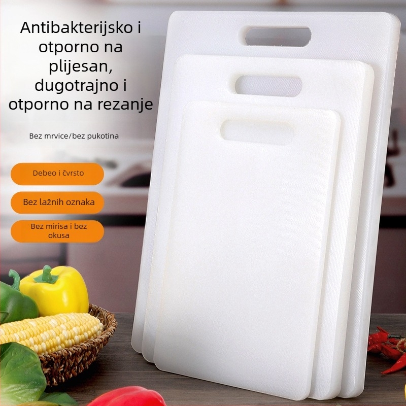 Good Cook Dvoslojna plastična daska za rezanje – antibakterijska, otporna na plijesan, protuklizna