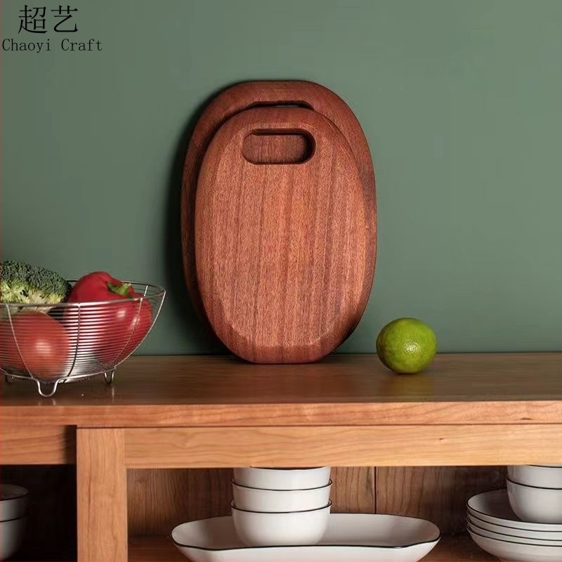 Daska za rezanje od ebenovog drveta, dvostrana, antibakterijska, otporna na plijesan, otporna na koroziju