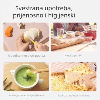 Guardian Star Jednokratna podloga za rezanje, antibakterijska, PE materijal, za meso, voće i povrće