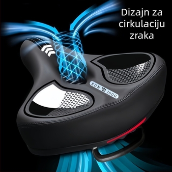 Jingxing saddle-608 sjedalo za bicikl, prednja jastučnica za sjedalo, za planinski bicikl, koža visoke elastičnosti