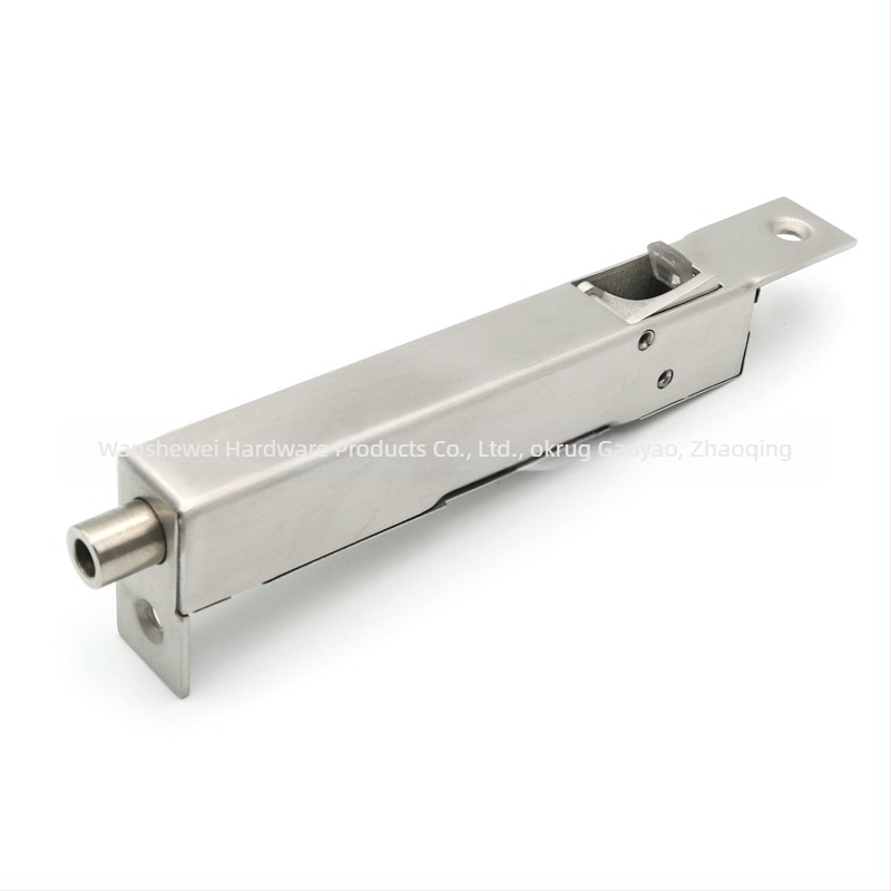 Protupožarna brava za vrata, nehrđajući čelik, model DB015, ugradnja na vrata, završna obrada: žičano brušena