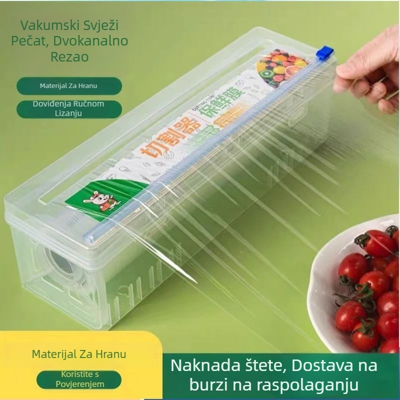 Kuhinjski rezač za prozirnu foliju i foliju s kutijom za pakiranje – marke Yijia, nije uvezen, bez logotipa
