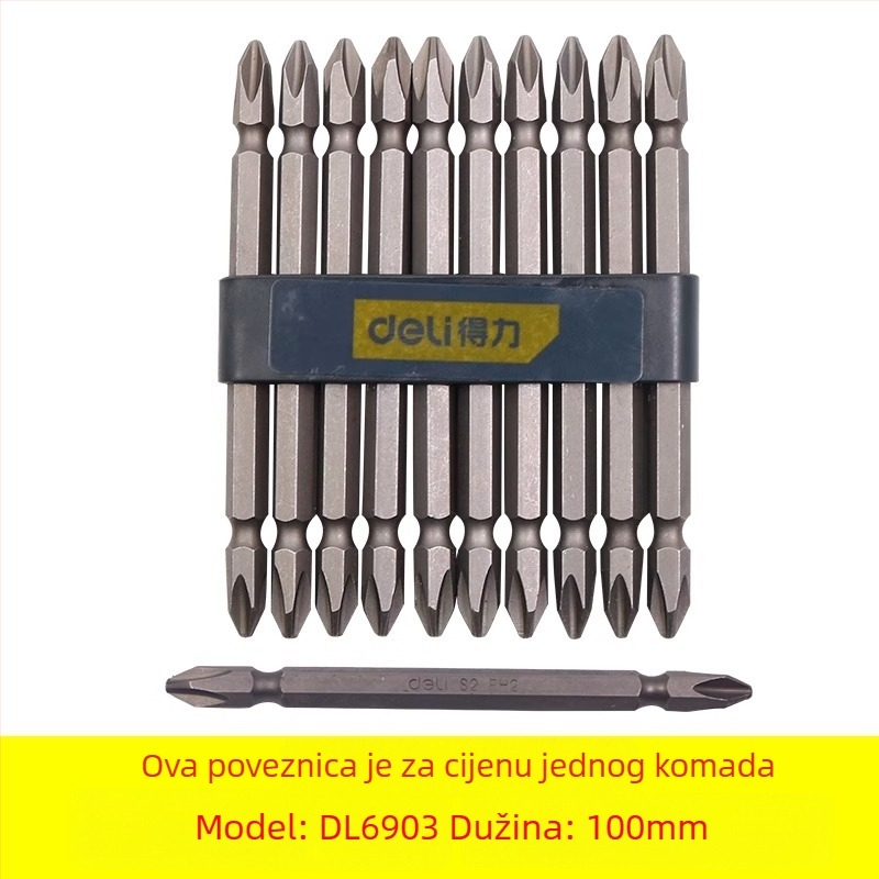 Phillips bit za pneumatski/električni odvijač s magnetskim držačem — križna glava, materijal: ljubičasto sandalovo drvo, marka: Other