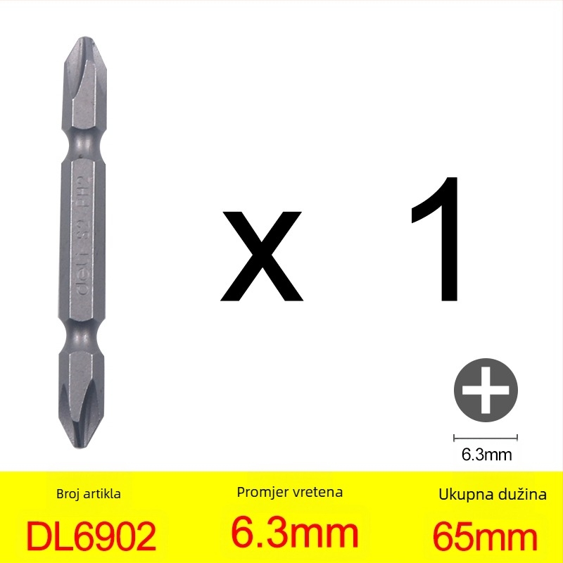 Phillips bit za pneumatski/električni odvijač s magnetskim držačem — križna glava, materijal: ljubičasto sandalovo drvo, marka: Other