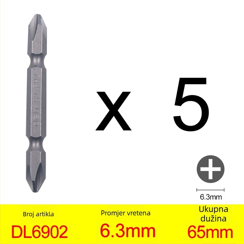 Phillips bit za pneumatski/električni odvijač s magnetskim držačem — križna glava, materijal: ljubičasto sandalovo drvo, marka: Other