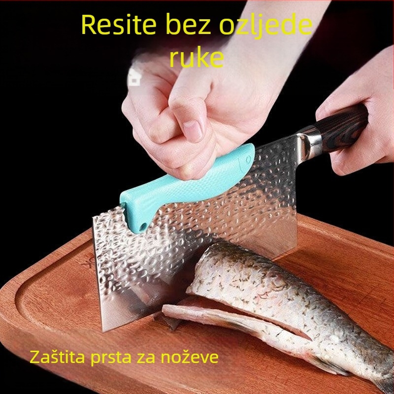 Silikonski zaštitnik stražnje strane noža — nož oblikovanog riba, ABS materijal, jednostavan stil (Materijal: ABS; Stil: Jednostavan; Oblik: Riba)