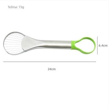 Višenamjenski nož za voće za avokado i dragon voće: uklanjanje koštice avokada, rezanje dragon voća i guljenje; nehrđajući čelik 20213; podrijetlo Yangjiang; moderne minimalistički stil; lansirano 2024