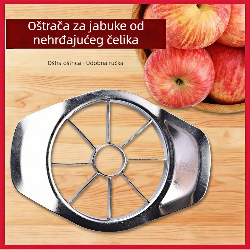 Nehrđajući čelični alat za rezanje jabuka za kućnu upotrebu, dijelnik voća, marka Fine Rock, porijeklo Yiwu, lansirano 2018