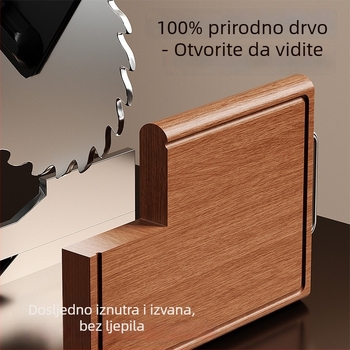 Yizhifu drvena daska za rezanje, kućna upotreba, prijenosna, protuklizna, dvostrana, moderni minimalistički stil