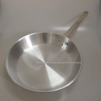 FRY-07 tigan za prženje, aluminij, s jednom držalom, ravno dno, pogodan za plinski štednjak