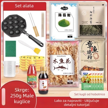 Takoyaki tava, nelepljiva, aluminij, okrugla, elektroplatiranje, Težina 1.2