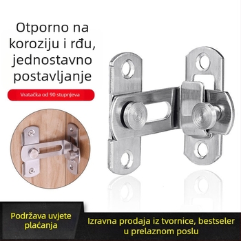 Nehrđajući čelični sigurnosni zasun za krilna i klizna vrata