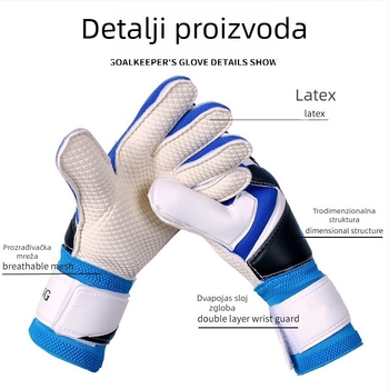 Sevik rukavice za nogometne vratare, unisex, gumene, protuklizne, izdržljive za trening