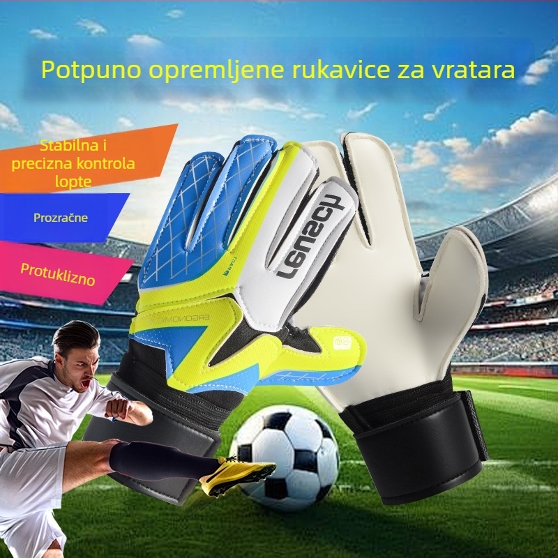Rukavice vratara za nogomet, latex, profesionalne zaštitne za trening, unisex, marka jimin
