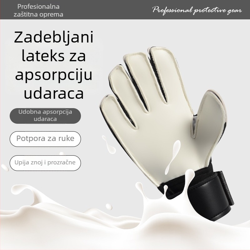 Rukavice vratara za nogomet, latex, profesionalne zaštitne za trening, unisex, marka jimin