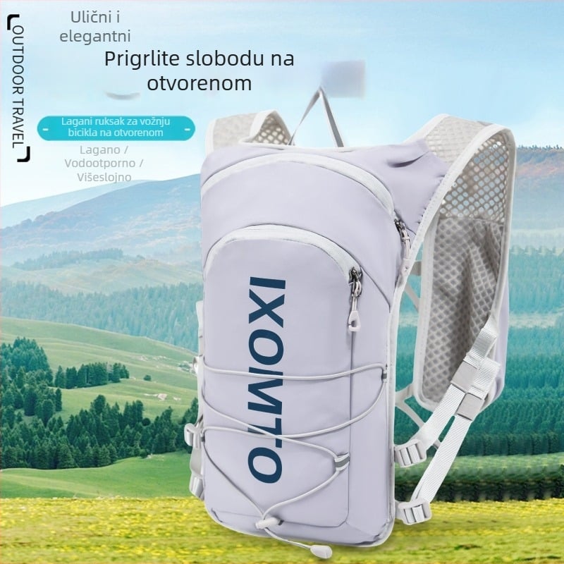 Ruksak s hidracijom za cross-country trčanje i outdoor aktivnosti – najlon, ultra lagan, prozračan, unisex, pogodan za planinarenje i vožnju bicikla