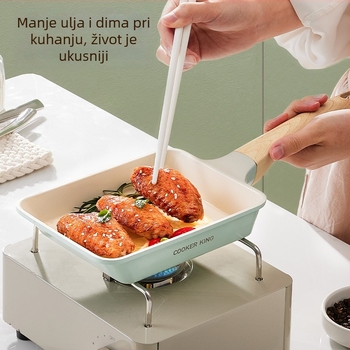Tamagoyaki nelepljivi tiganj 18 cm od aluminijske legure