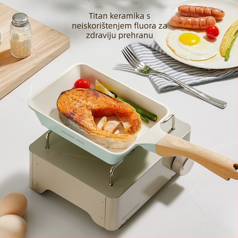 Tamagoyaki nelepljivi tiganj 18 cm od aluminijske legure