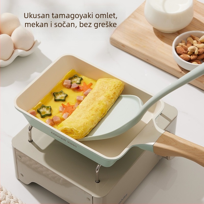 Tamagoyaki nelepljivi tiganj 18 cm od aluminijske legure