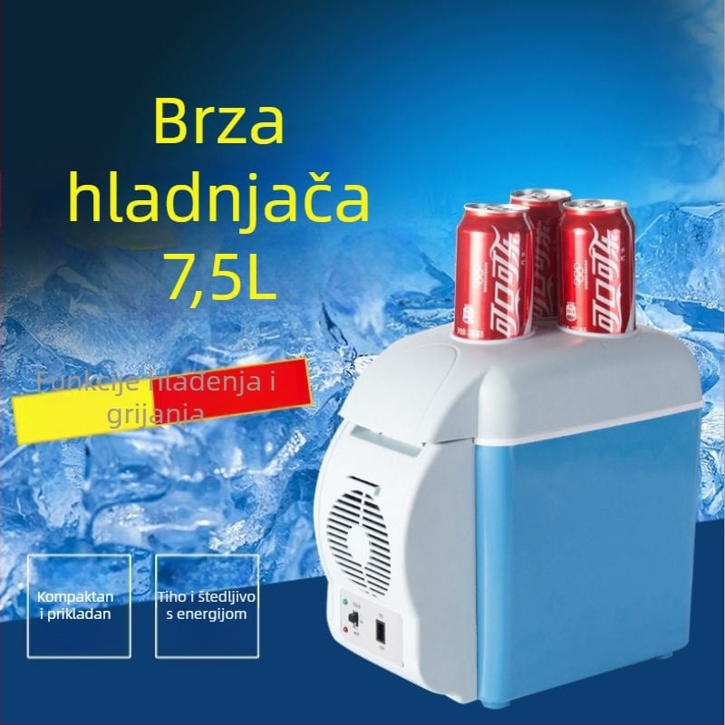 Automobilski i kućni hladnjak za grijanje i hlađenje, 12–24V DC, 30–48W, 2,5 kg, hlađenje do 18°C, grijanje do 70°C