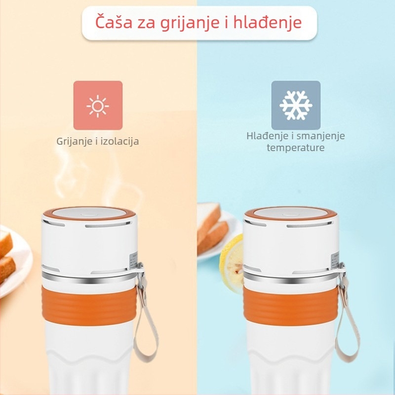 GN-L08 Putna šalica od nehrđajućeg čelika za hlađenje ili grijanje, 15W