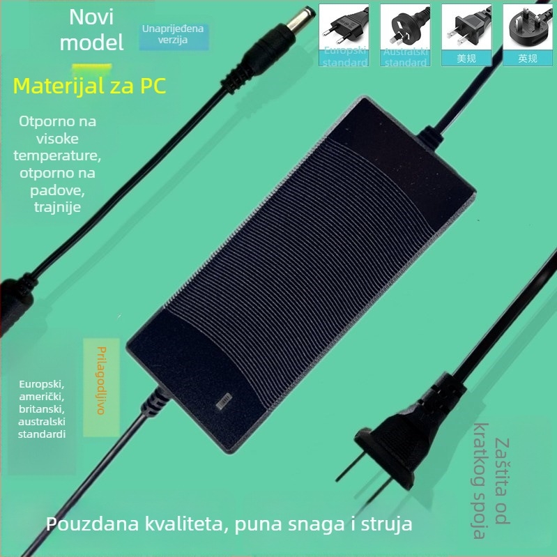 Jeannon 12V napajanje s izlazima 5A, 6A i 3A, ulaz 100-240V, LCD zaslon