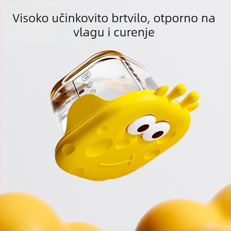 Le You Dječja Staklena Posuda za Hranu – Staklena Posuda Za Djecu, Na Paru Kuhanu Jaja Krema, Održava Svježinu, Zamrziva