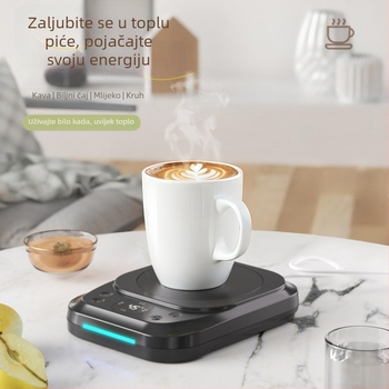Izolirana podloga za šalicu s konstantnom temperaturom 75°C, pet razina podešavanja, PC kućište, priključno napajanje, dodirno upravljanje