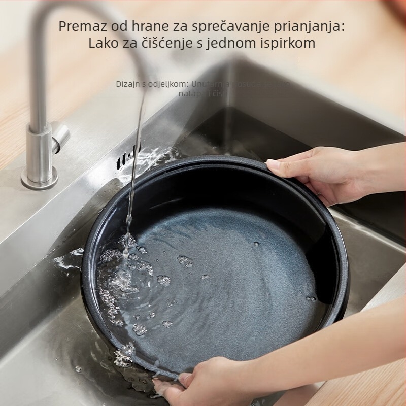 Midea MC-HGE3026 Električni lonac za kuhanje, kapacitet 4-5 L, snaga 1500 W, unutarnji tanjur od legure, regulacija temperature, mehaničko upravljanje