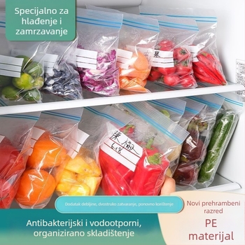 LDPE vreće za hranu sa zip zatvaračem, hrana klase, dužine 10–30 cm, za pakiranje hrane, kave, hrane za kućne ljubimce i catering za ponijeti