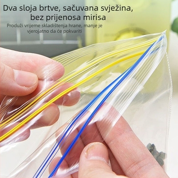 LDPE vreće za hranu sa zip zatvaračem, hrana klase, dužine 10–30 cm, za pakiranje hrane, kave, hrane za kućne ljubimce i catering za ponijeti