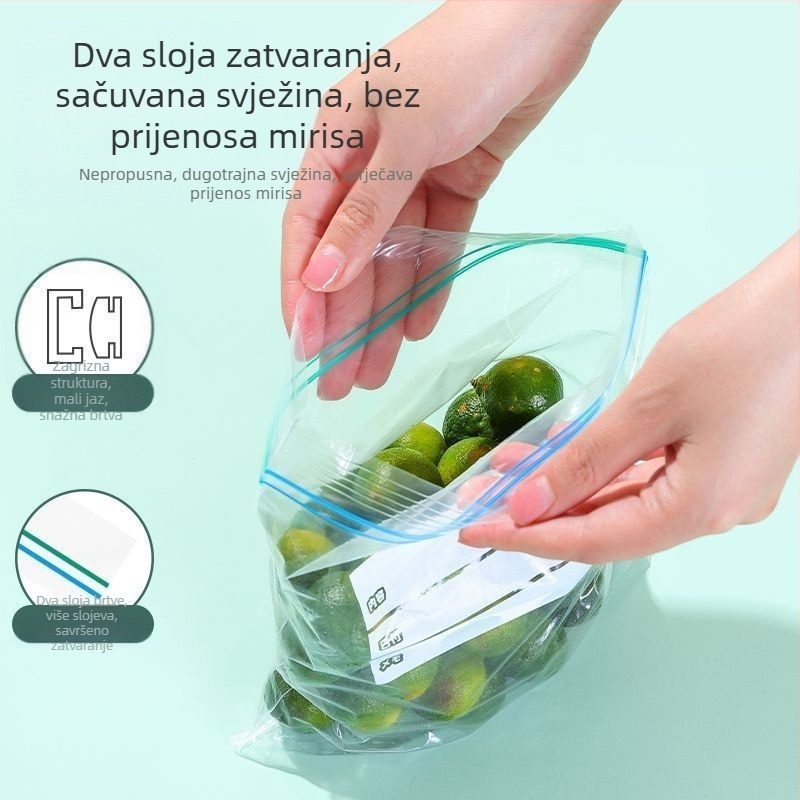 LDPE vreće za hranu sa zip zatvaračem, hrana klase, dužine 10–30 cm, za pakiranje hrane, kave, hrane za kućne ljubimce i catering za ponijeti