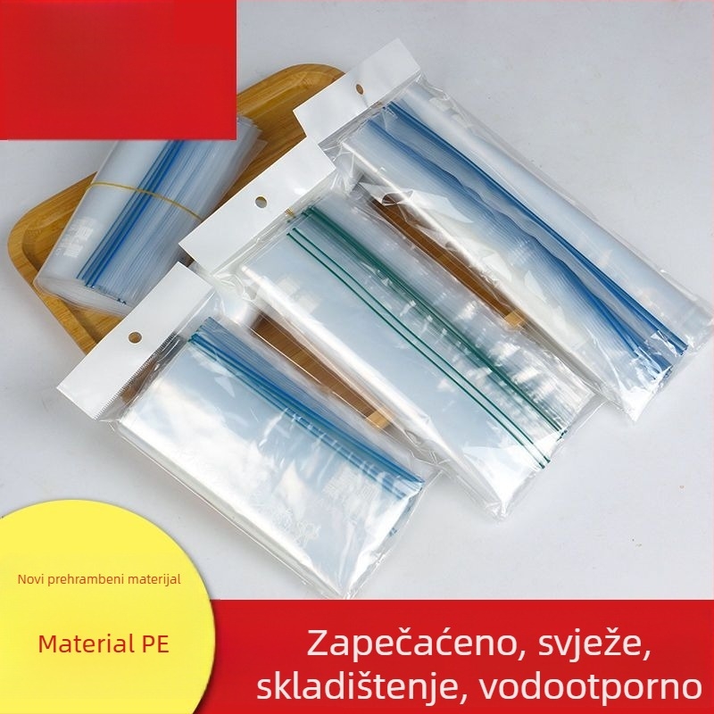 LDPE vreće za hranu sa zip zatvaračem, hrana klase, dužine 10–30 cm, za pakiranje hrane, kave, hrane za kućne ljubimce i catering za ponijeti