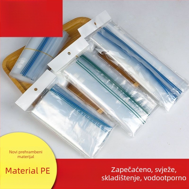 LDPE vreće za hranu sa zip zatvaračem, hrana klase, dužine 10–30 cm, za pakiranje hrane, kave, hrane za kućne ljubimce i catering za ponijeti