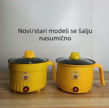 Električna posuda za kuhanje na paru, 450 W, 1.3 L, neprijanjajući unutarnji lonac s nehrđajućim čeličnim premazom, plastično kućište, zaštita od suhog rada